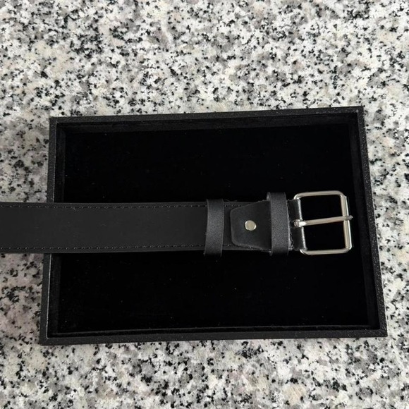 Silver Chrome Black Y2k Bullet Cyber Belt Brand New - Picture 3 of 5